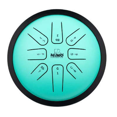 Глюкофон Meinl Nino Steel Tongue Drum NINO982 (7") Mint Green Изображение