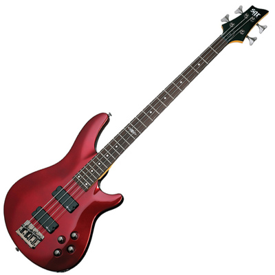 C-4 BASS SGR BY SCHECTER M RED - Бас гитара четырехструнная Изображение