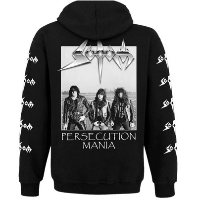 Худі Sodom "Persecution Mania" на блискавці Зображення