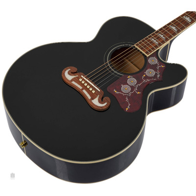 Електроакустична гітара Epiphone J-200EC Studio BK Зображення