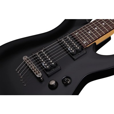 C-7 SGR BY SCHECTER BLK - Электрогитара семиструнная Изображение
