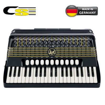 Акордеон Hohner A2066 Atlantic IV 120 M (Black Musette) Зображення