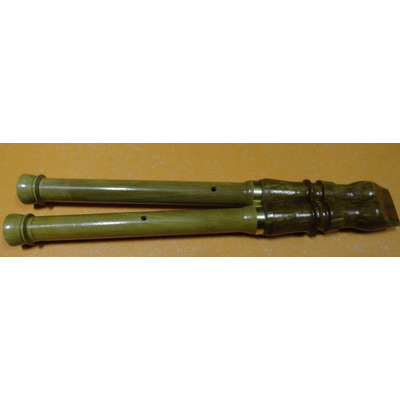 Сопілка подвійна "Дводенцівка" з чохлом. Зображення