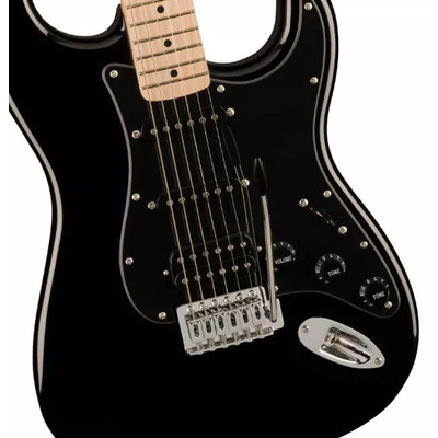 Електрогітара Squier by Fender Sonic Stratocaster HSS MN Black Зображення