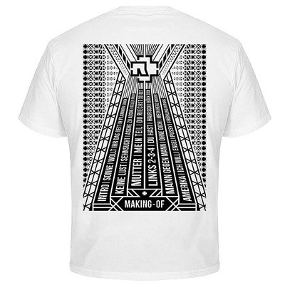 Футболка Rammstein "Paris" (белая) Изображение