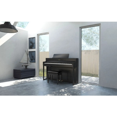 Цифровое пианино Roland HP704 Черный матовый Изображение