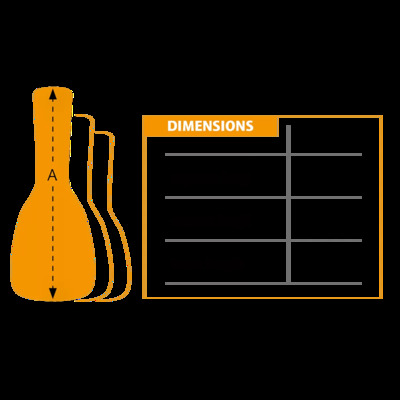 Чохол для концерт укулеле Ortega Keiki® KUB-VP-TE Зображення