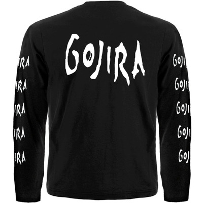 Футболка з довгим рукавом Gojira (Woodblock Whales) Зображення