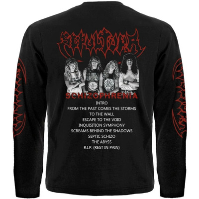 Футболка з довгим рукавом Sepultura "Schizophrenia" Зображення