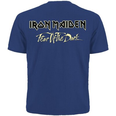 Футболка Iron Maiden "Fear Of The Dark" (синя футболка) Зображення