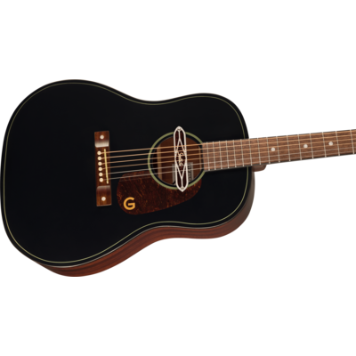 Гитара электроакустическая GRETSCH DELTOLUXE DREADNOUGHT BLACK Изображение