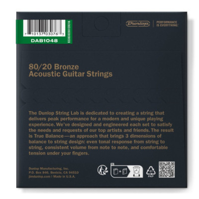 Струны для акустической гитары Dunlop DAB1048 Изображение