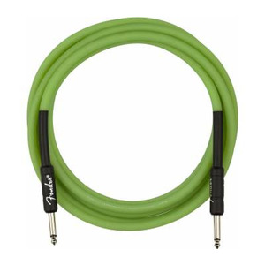 Кабель инструментальный FENDER CABLE PROFESSIONAL SERIES 18.6' GLOW IN DARK GREEN Изображение