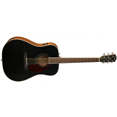 Электроакустическая гитара FENDER PM-1E DREADNOUGHT MAHOGANY BLACK TOP LTD Изображение