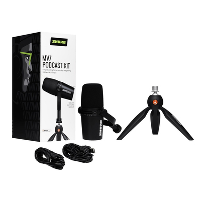Комплект для подкастов Shure MV7-K-BNDL Изображение