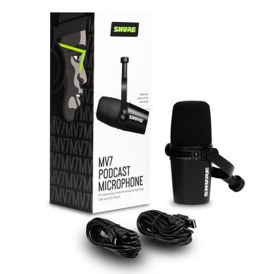 Мікрофон для подкастів SHURE MV7-X Зображення