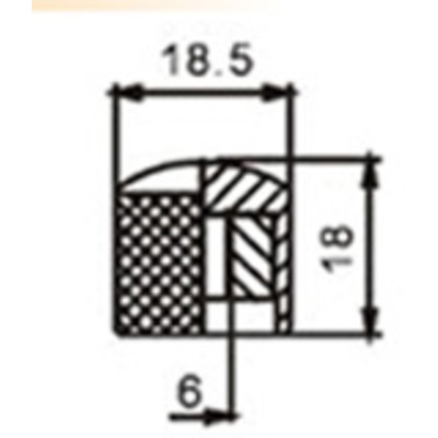 DR PARTS MNB3/CR - Ручка для гітари Зображення