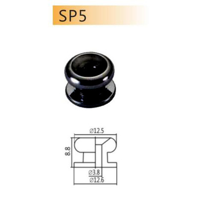 DR PARTS SP5/BK - Кріплення для ременя Зображення