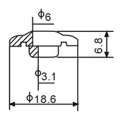 Басові струнні ретейнери - DR PARTS SR2/BK Зображення
