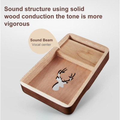 Калимба Natural з отверстием 17 клавиш, "Олень" Изображение