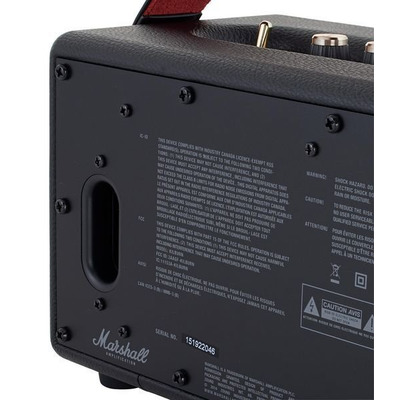 Колонки портативные Marshall Kilburn Black (ACCS-10134) Изображение