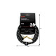 Кабель інструментальний Fender Cable Deluxe Series 3' Black Tweed Зображення