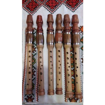 Сопілка хроматична розбірна з подвійним підстроюванням. Мундштук типу "блок-флейти" Зображення