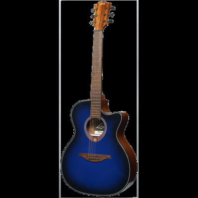 Электроакустическая гитара Lag Tramontane Special Edition GLA T-BLUE-ACE (Blue Burst) Изображение