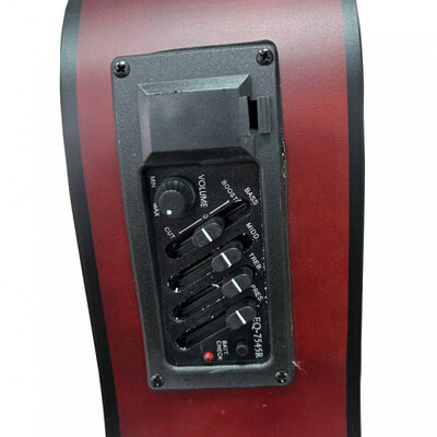 Электроакустическая тревел гитара Alfabeto TravelerEQ (3 Tone Sunburst) + чехол Изображение