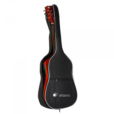 Електроакустична тревел гітара Alfabeto TravelerEQ-MH + чохол Зображення