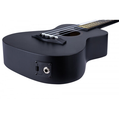 Електроакустичне укулеле Alfabeto U23 EQ (Чорний) + чохол (знижене в ціні) Зображення