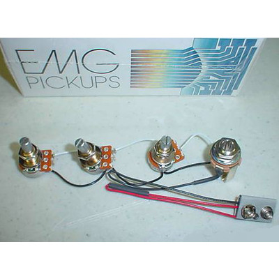 EMG CS J SOL (evo1) - набор потенциометров для Jazz Bass - громкость + тон, гладкие ручки (Solid Shaft) Изображение