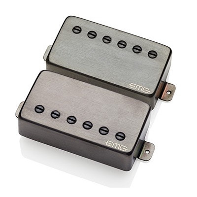 EMG F-MF SET Brushed Black Chrome - Именной набор Marty Friedman (пассивный) для Floyd Изображение