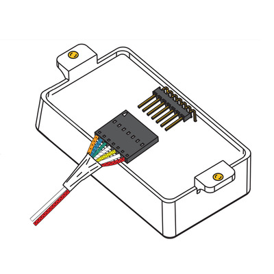 Кабель для підключення активних dual mode датчиків EMG - EMG TW Pickup Cable 15" hardwired - 7-pin Зображення