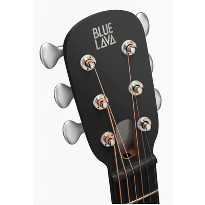 Електроакустична гітара з вбудованими ефектами Blue Lava (36") Midnight Black Зображення