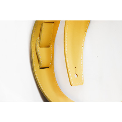 Гітарний ремінь Tropaeis Leather Double Rock (yellow) Зображення