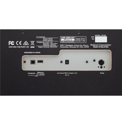 Цифровое фортепиано Roland RP102BK Изображение