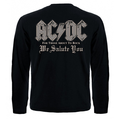 Футболка с длинным рукавом AC/DC "For Those About To Rock" Изображение