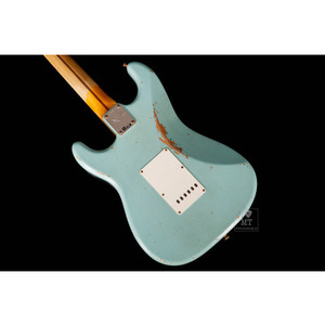 Електрогітара FENDER CUSTOM SHOP 1957 STRATOCASTER RELIC FADED AGED DAPHNE BLUE Зображення