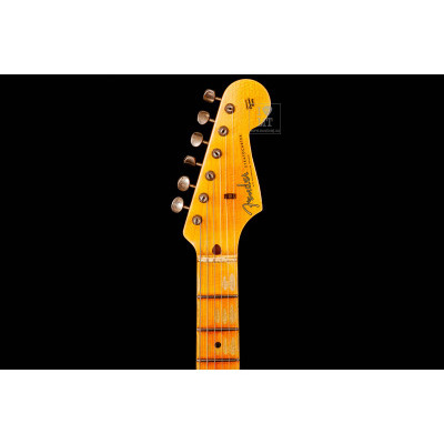 Електрогітара FENDER CUSTOM SHOP 1957 STRATOCASTER RELIC FADED AGED DAPHNE BLUE Зображення