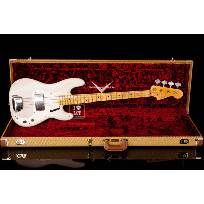 Бас-гитара FENDER CUSTOM SHOP 1959 PRECISION BASS JOURNEYMAN RELIC AGED WHITE BLONDE Изображение