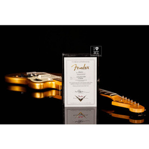 Електрогітара FENDER CUSTOM SHOP LIMITED EDITION 1963 JAGUAR JOURNEYMAN RELIC AGED AZTEC GOLD Зображення