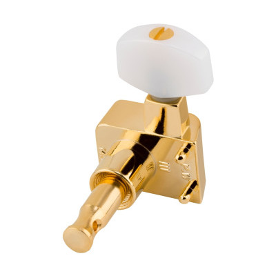 Кілки для гітари FENDER DELUXE CAST/SEALED GUITAR TUNING MACHINES WITH PEARL BUTTONS SET Зображення