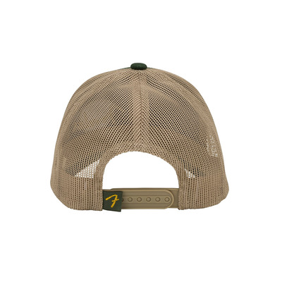 FENDER GLOBE PICK PATCH HAT GREEN KHAKI Кепка Зображення