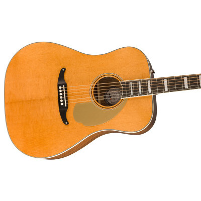 Гитара электроакустическая FENDER KING VINTAGE AGED NATURAL Изображение