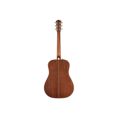 Гитара электроакустическая FENDER PD-220E DREADNOUGHT ALL MAHOGANY WITH CASE AGED COGNAC BURST Изображение