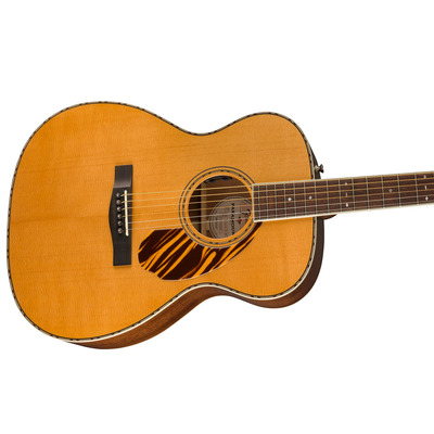 Гитара электроакустическая FENDER PO-220E ORCHESTRA WITH CASE NATURAL Изображение