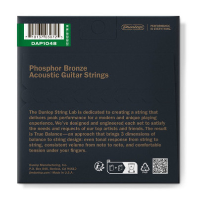 Струны для акустической гитары Dunlop DAP1048 Изображение