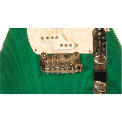 G&L ASAT Z3 (Clear Forest Green, maple, 3-ply Pearl). № CLF45565. Made in USA - Электрогитара Изображение