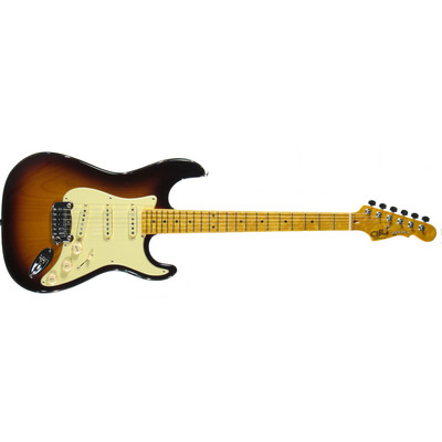 G&L LEGACY (Tobacco Sunburst, maple, 3-ply Vintage Creme). №CLF51000. Made in USA - Электрогитара Изображение